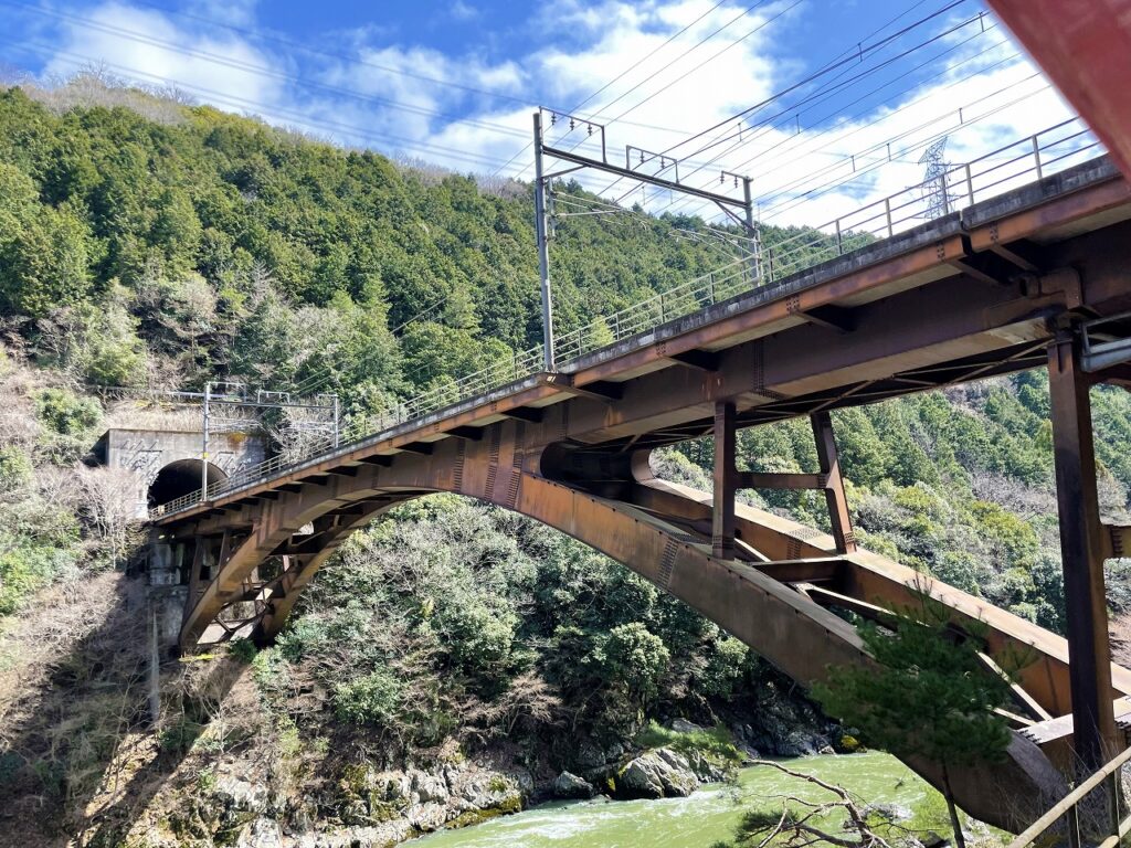 保津川　鉄橋　Railway bridge