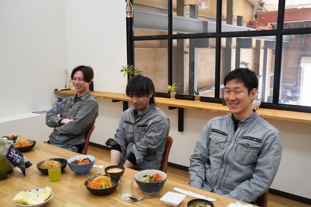 大阪の町工場、株式会社テクノファームのお昼ご飯
