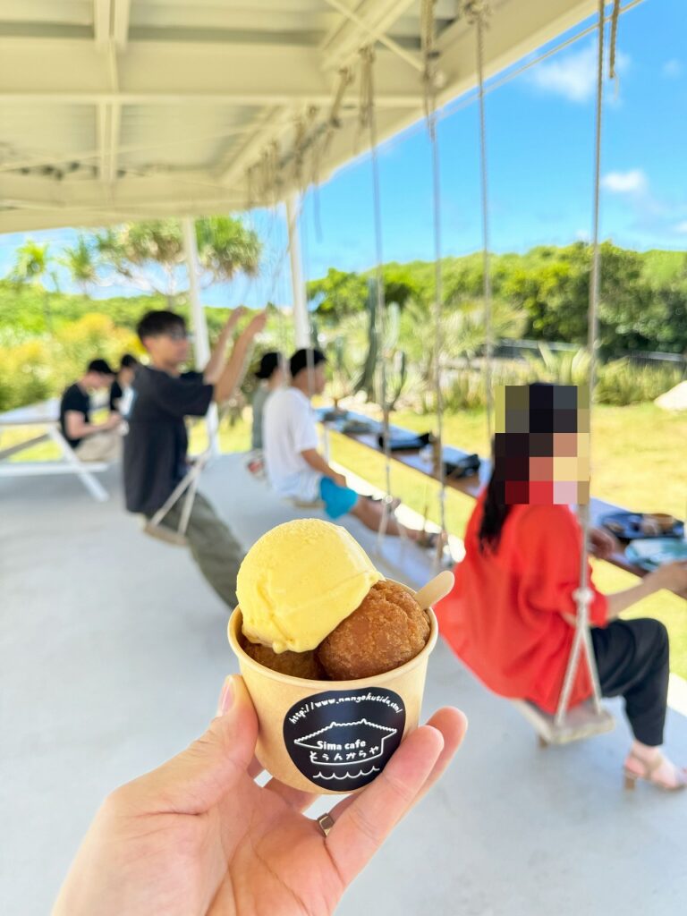 島cafeとぅんからや宮古島のアイスクリーム