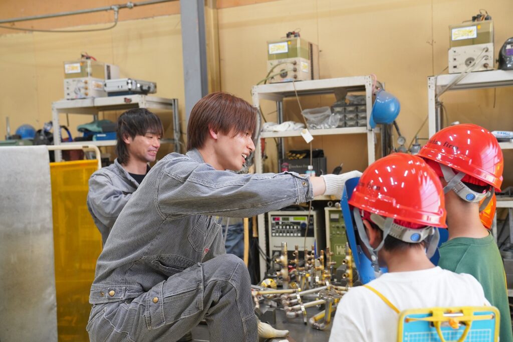 N君、説明入れながら