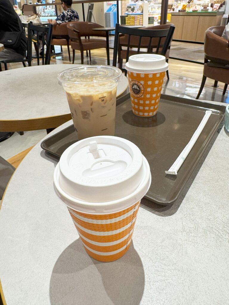 関空でコーヒー