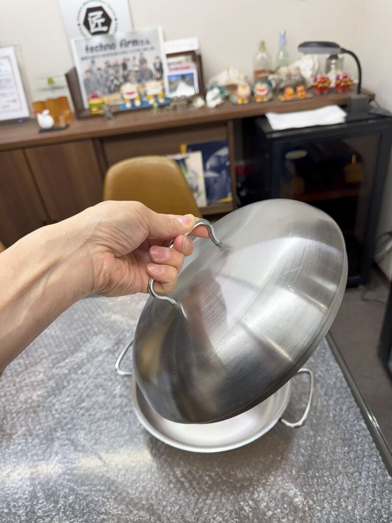 ステンレス鍋の修理が完成した!
株式会社テクノファーム