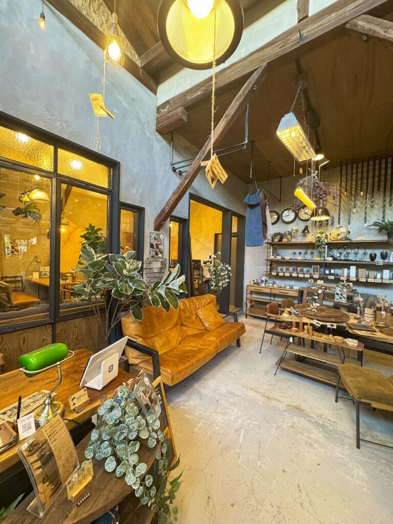 Baum Coffee Standの商談と販売スペース