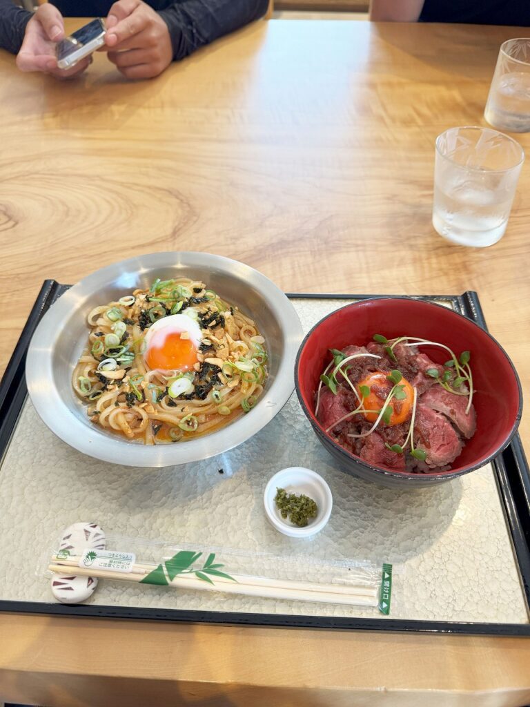 たけのわ食堂、龍のたまごを使った汁なし旨辛