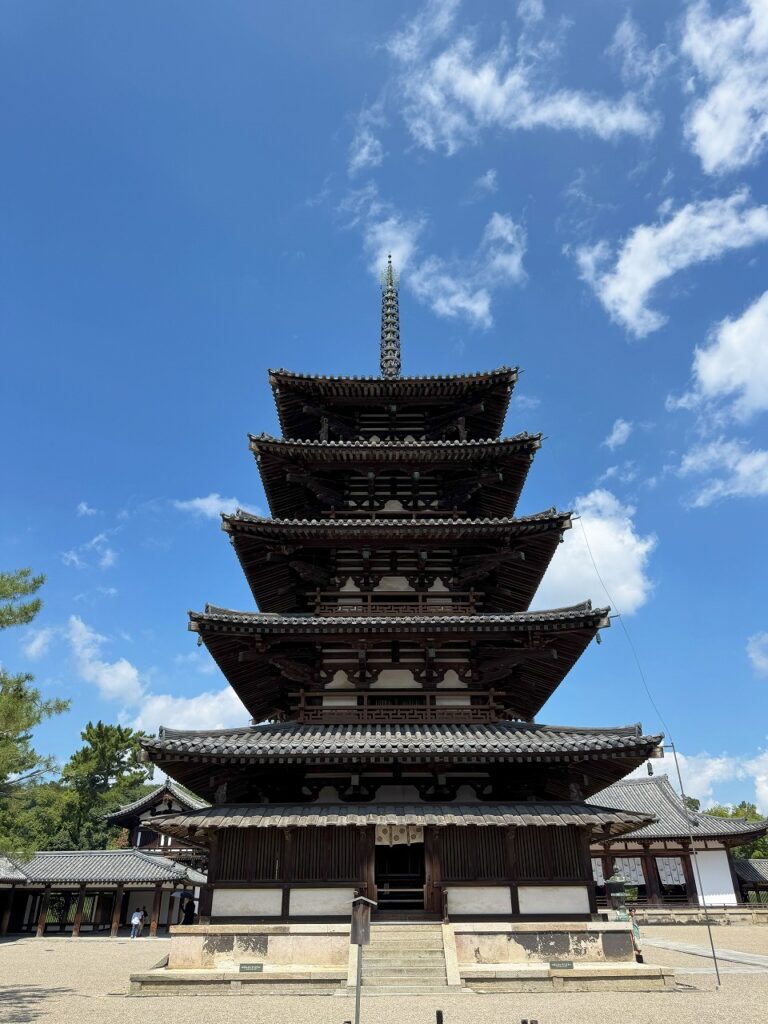 法隆寺　五重塔　飛鳥時代　国宝