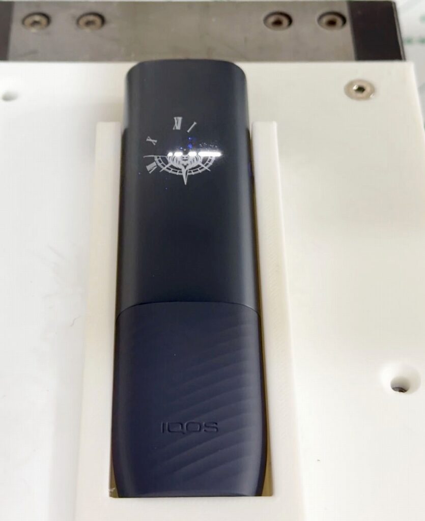 アイコスIQOSにレーザーマーキング