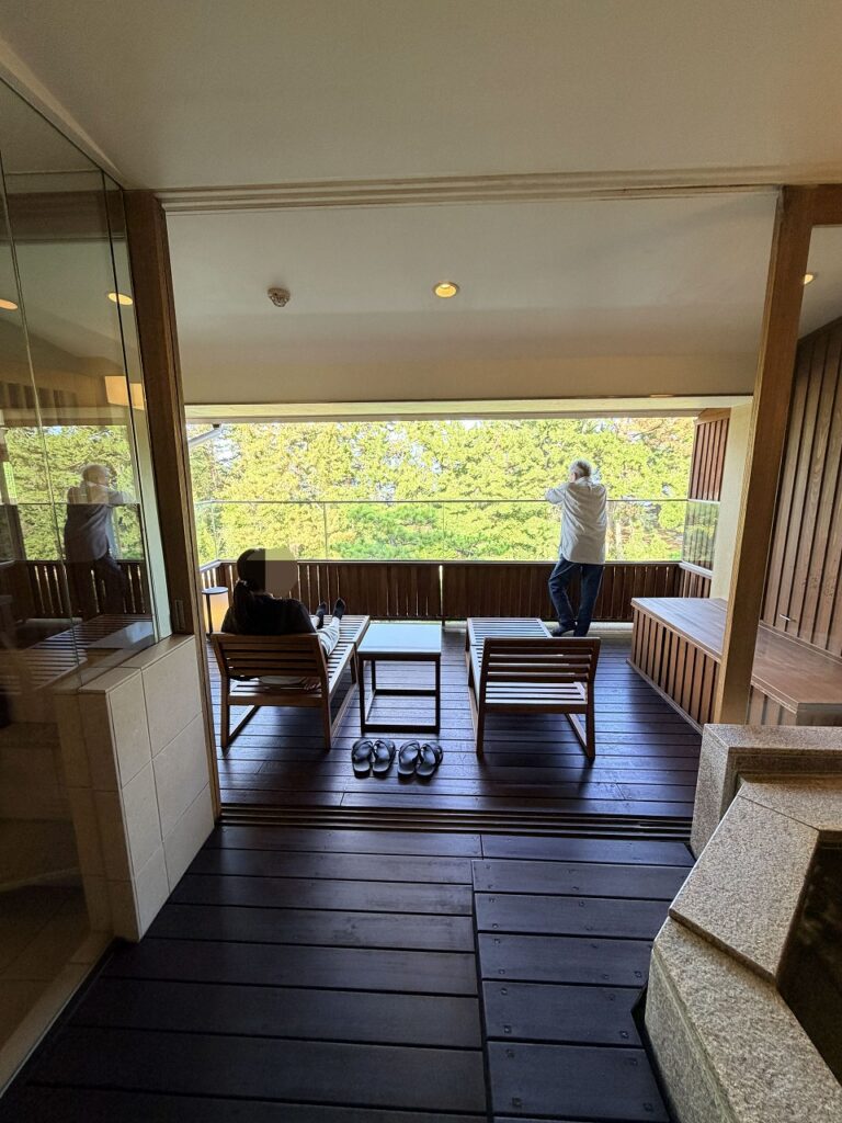 天橋立温泉 和のリゾート 文珠荘 風のみどり 半露天風呂