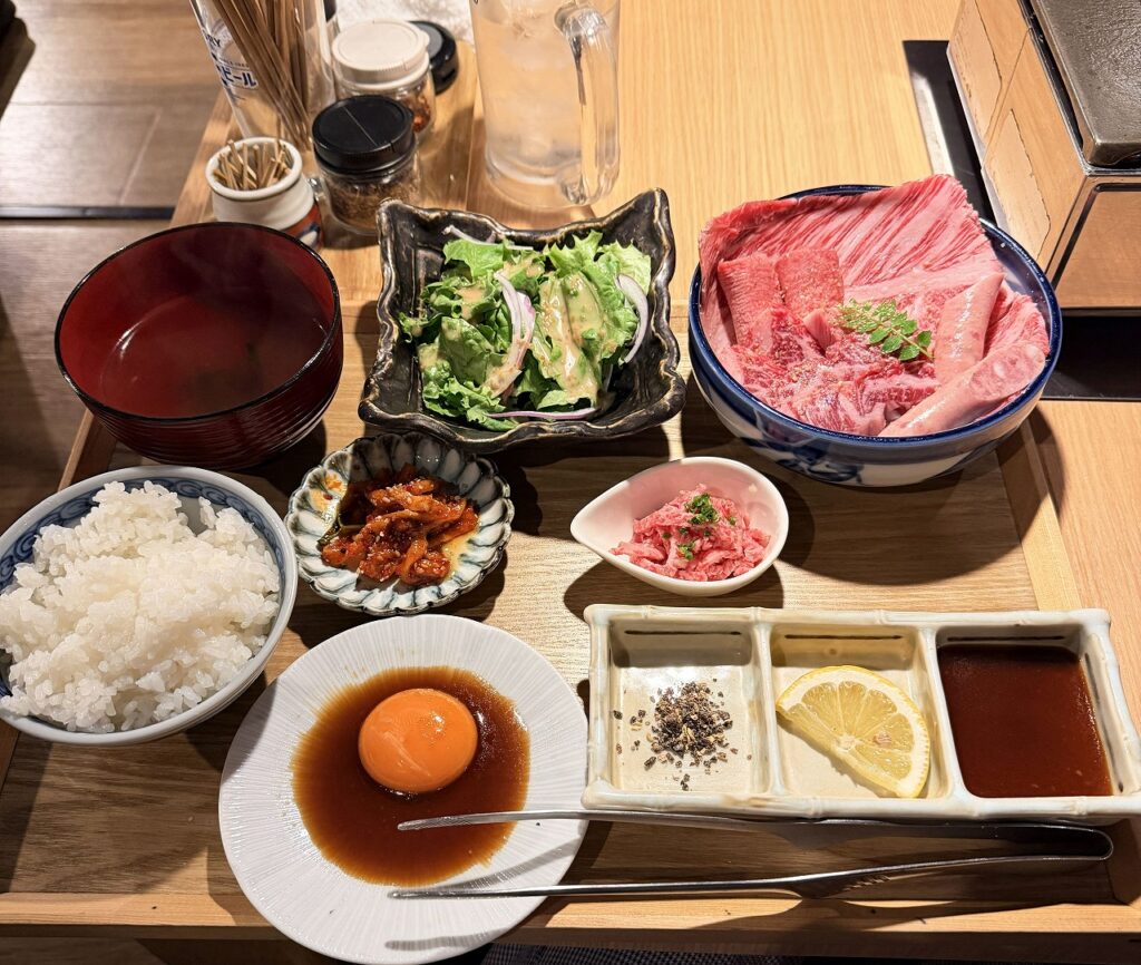 肉処 おお乃 ランチセット