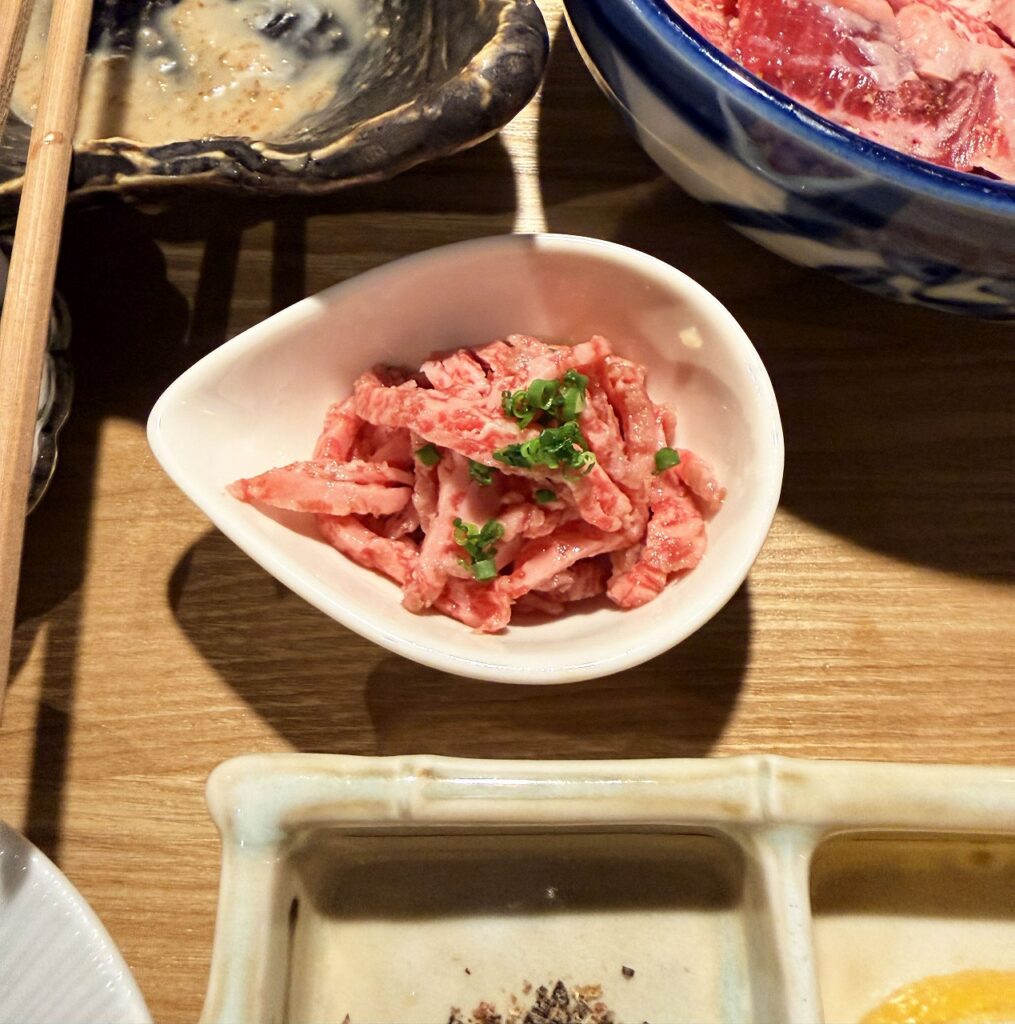 肉処 おお乃 ユッケ