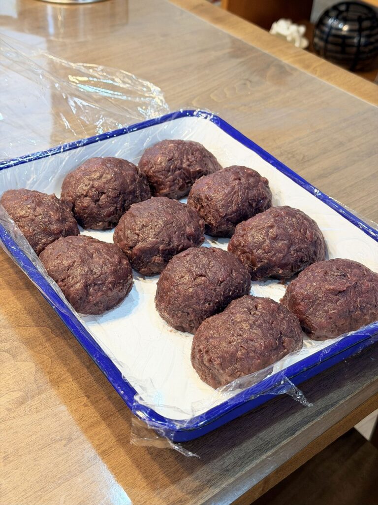 おはぎ作りました