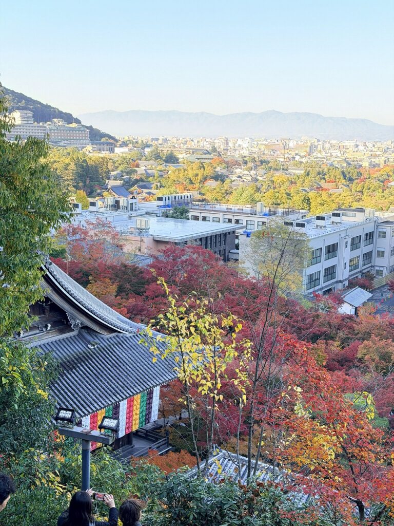 永観堂 多宝塔　京都の街並みが一望できます