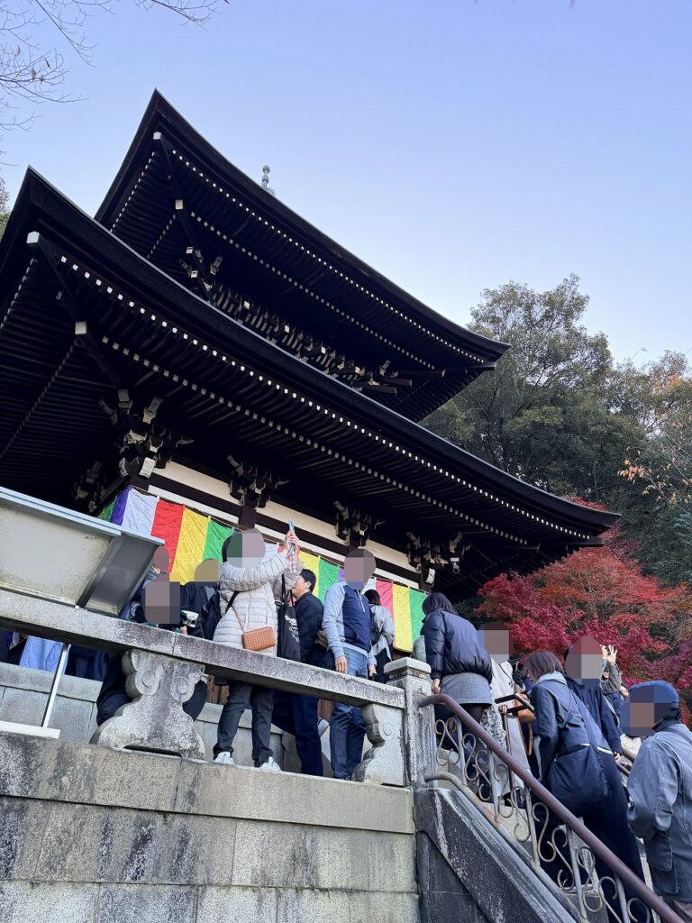 永観堂 早朝特別拝観の紅葉　永観堂 多宝塔にのぼってみた
