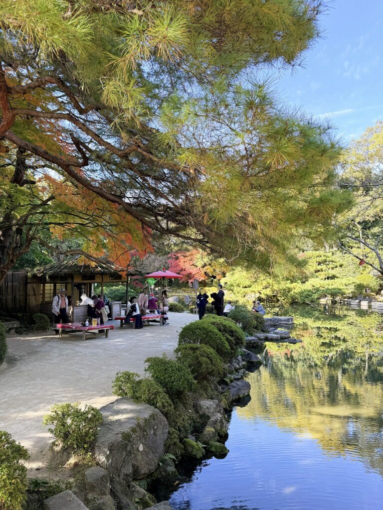 平安神宮の神苑内のお茶処 澄心亭
