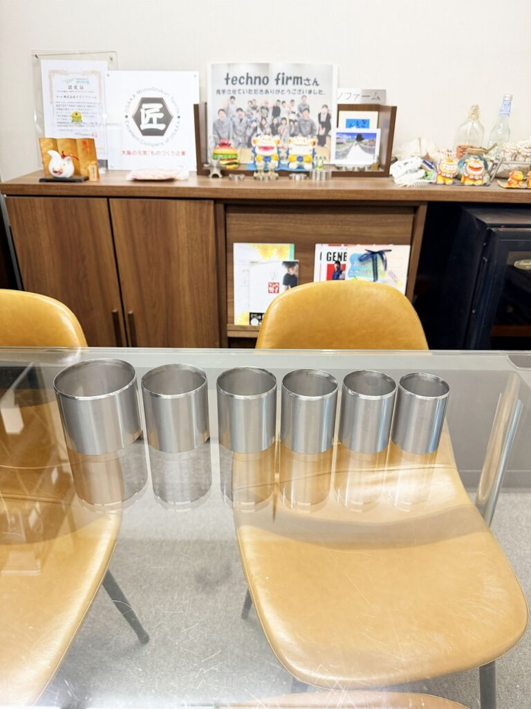 ステンレスの特殊な巻きパイプ（薄板のパイプ巻き）の製作の事なら大阪のテクノファームにまかせてんか！