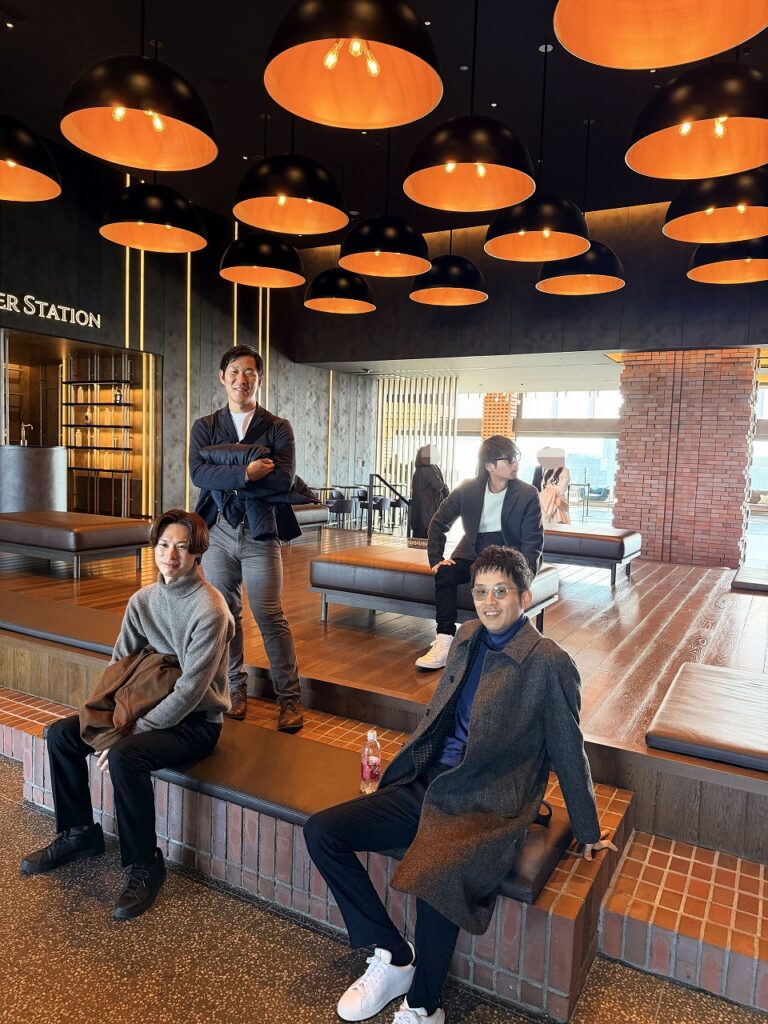 大阪ステーションホテルのザ モーメント グリル&ダイニング
記念撮影