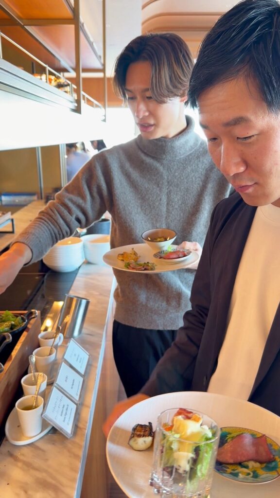 大阪ステーションホテルのザ モーメント グリル&ダイニング ローストビーフ