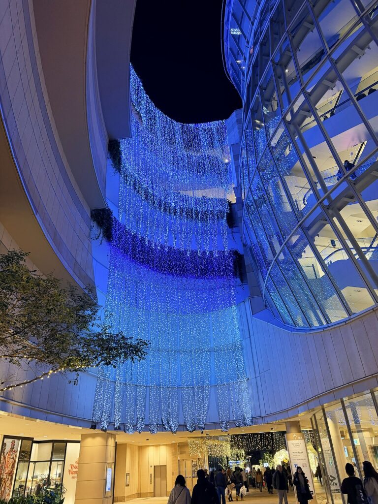 なんばパークスライトアップ