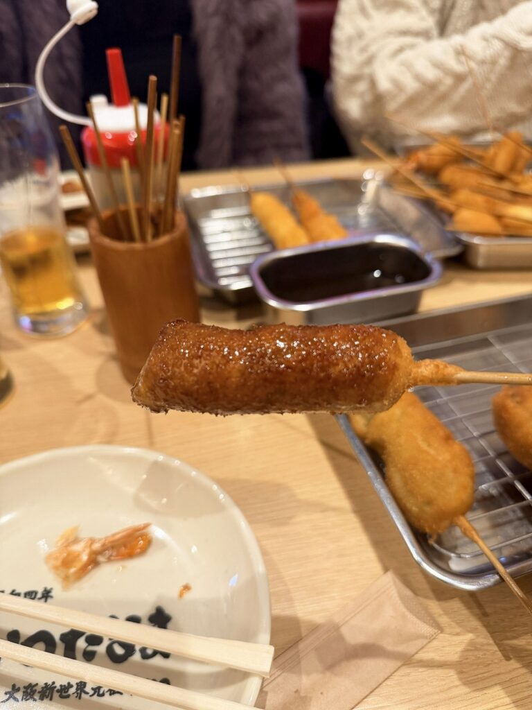 串カツだるま 牛カツ