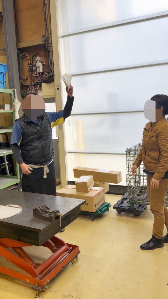 配達の方にもゴディバ！