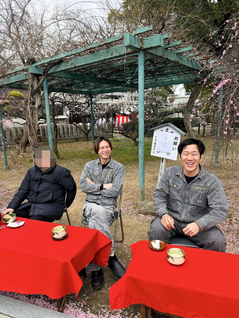 屯倉神社 梅まつり2026 従業員たち