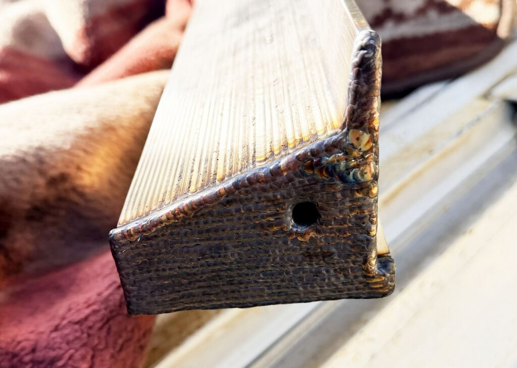 機械加工の失敗。溶接肉盛り