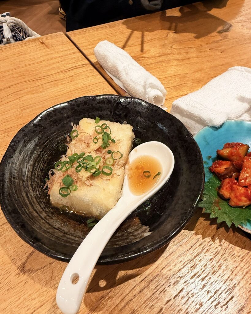 三線の花 ジーマミー豆腐の揚げ出し