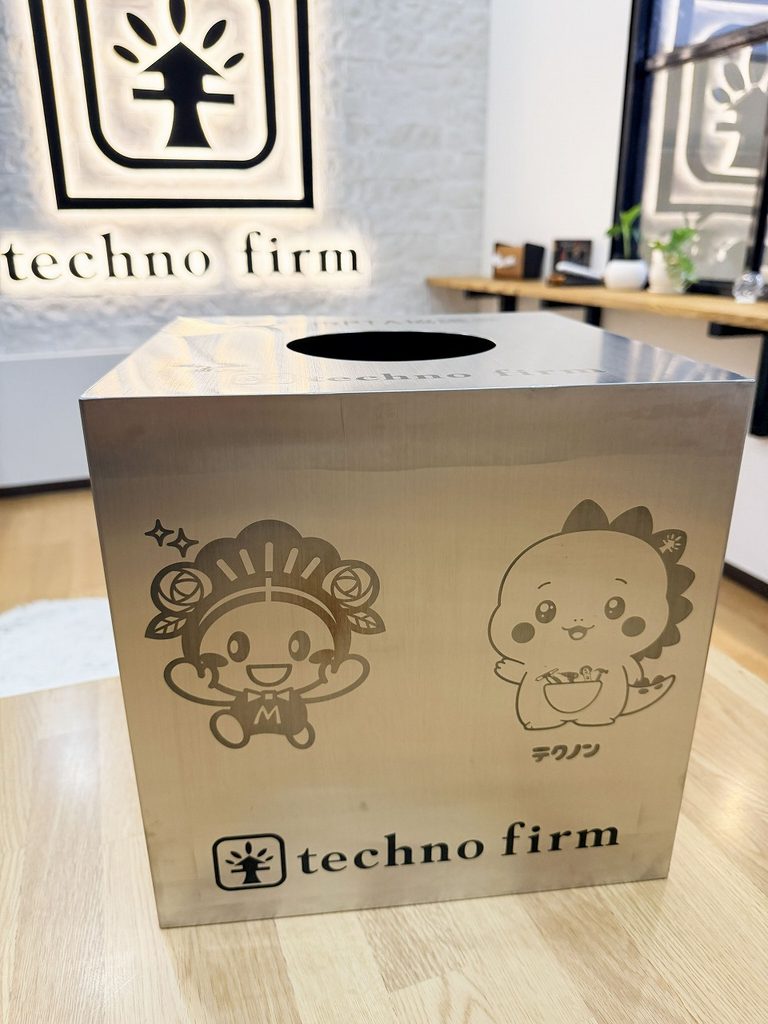 ステンレス製の抽選箱を製作しました。株式会社テクノファーム